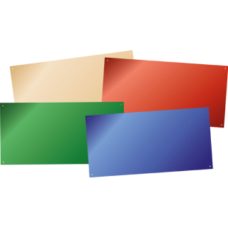 Acrylspiegel 4er Set, farbig