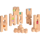 Holzbaukasten H- und +-Blöcke