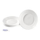 Teller Hartglas groß 6 Stück