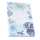 Design - Notizblock blaue Aquarellblumen