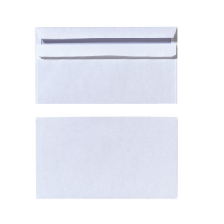 Briefumschlag DIN lang ohne Fenster (25 Stück)