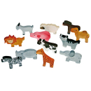 Holzfiguren Tiere 12er Set