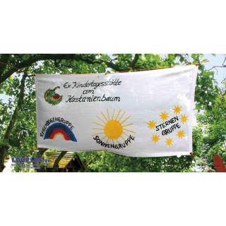 Banner Baumwolle zum Bemalen