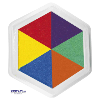 Riesenstempelkissen, Multicolor, 6 farbig