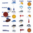Wetterstempel 10-tlg.