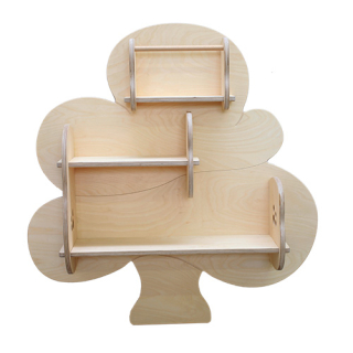 Bücherregal Holz Kinder Kindergarten Bücherpräsentation mahalinchen