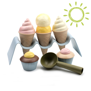 Eis-Set aus Biokunststoff