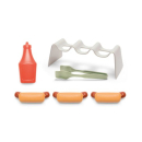 dantoy Green Garden Hotdog Set