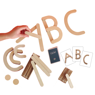 Clicko Alphabet Magnetspiel aus Holz