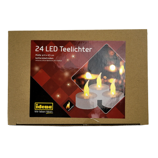 LED-Teelichter 24 Stück