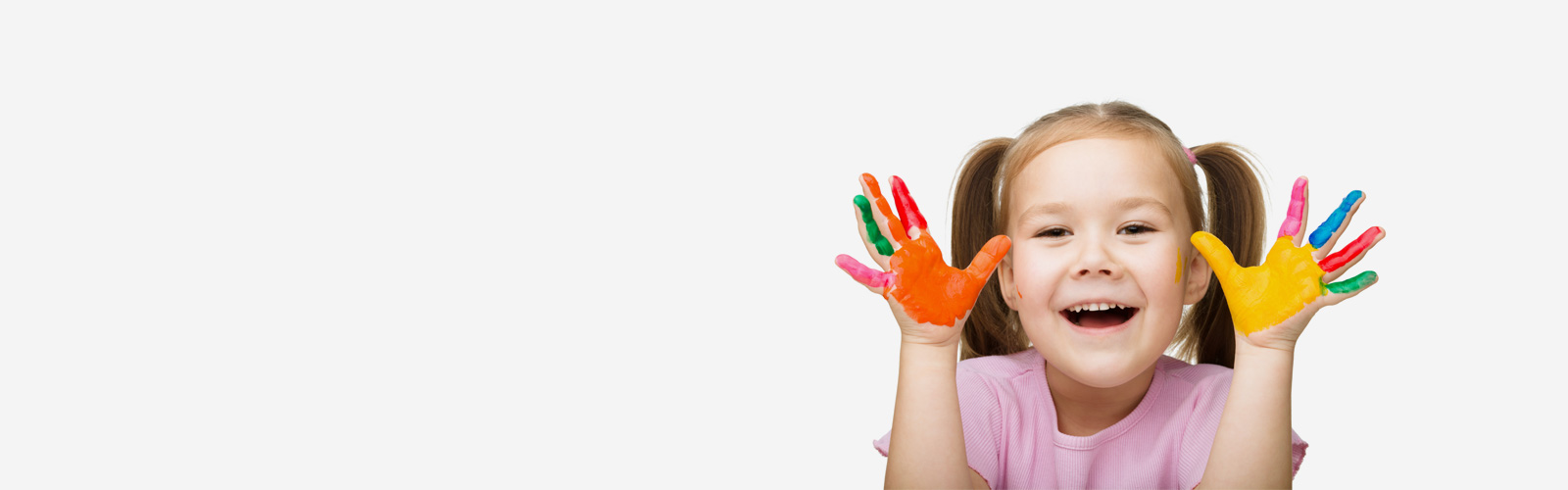 Kind Fingermalfarben Kind Fingermalfarben